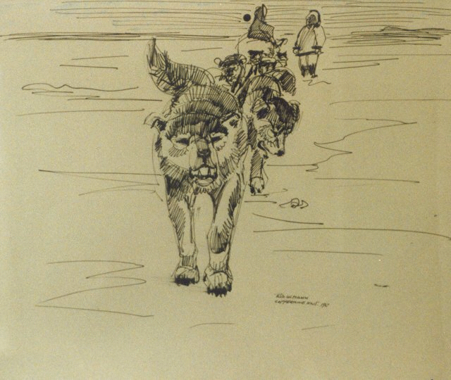 sled dog team